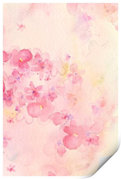 Floral Ornamental Abstract Print by Svetlana Sewell