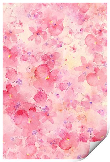 Floral Ornamental Abstract Print by Svetlana Sewell