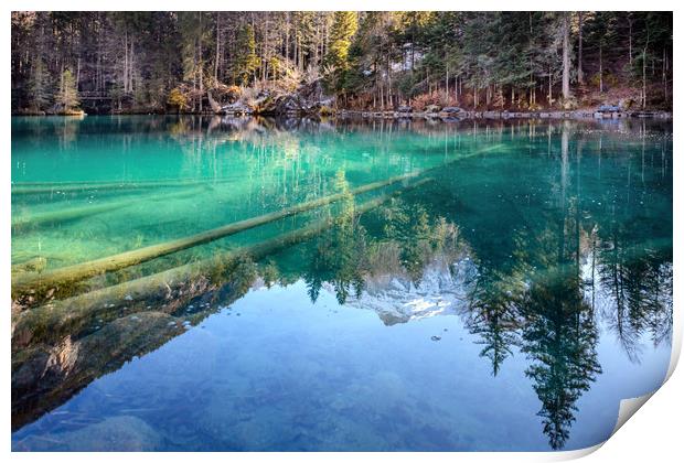 Lake Blausee Print by Svetlana Sewell