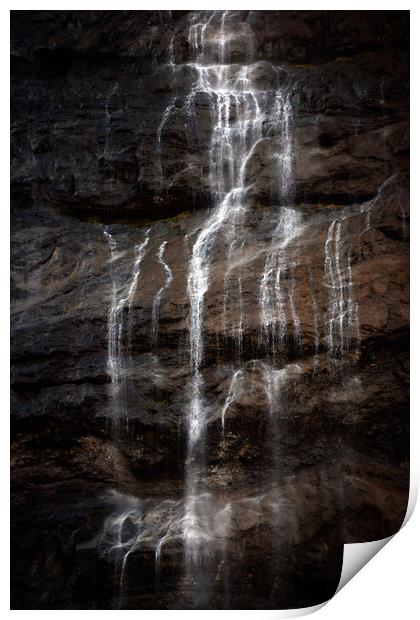 Staubbach Waterfall Print by Svetlana Sewell