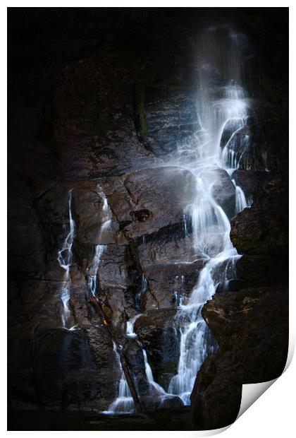 Giessbach waterfalls Print by Svetlana Sewell