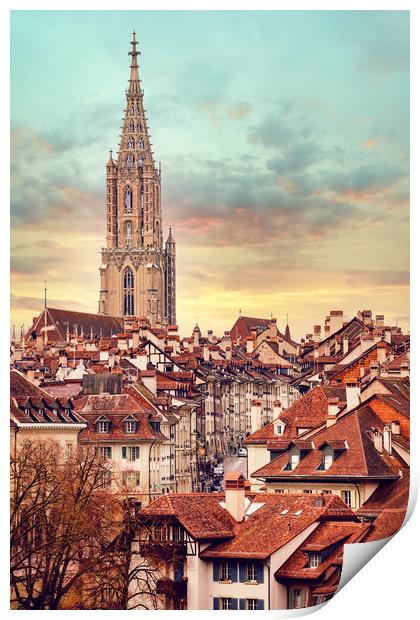City of Bern Print by Svetlana Sewell