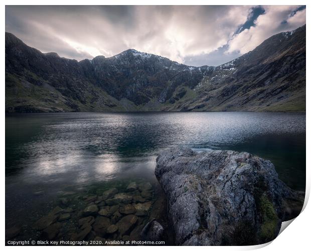 Cwm Cau, Cader Idris Print by Black Key Photography