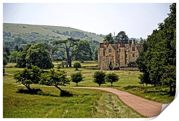  PARHAM HOUSE, PARHAM Print by Tony Jeffery