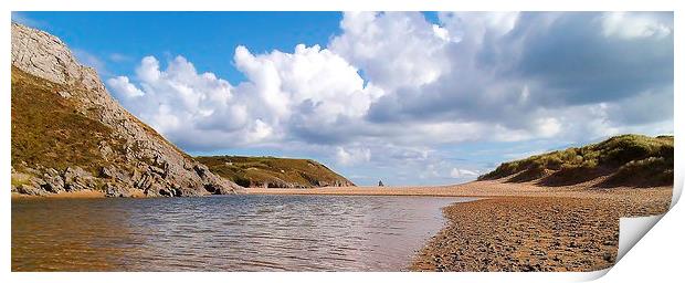  Broadhaven South Print by Geoff Titterton