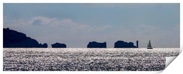 The Needles in silhouette Print by tim miller
