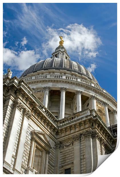 St Paul's cathedral Print by tim miller