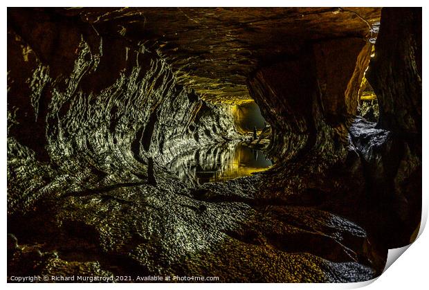 Ingleborough Cave in North Yorkshire Print by Richard Murgatroyd