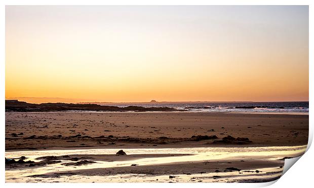  Gold and Silver Sunset Print by Naylor's Photography