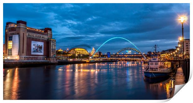 Baltic on the Quayside Print by Naylor's Photography