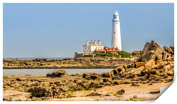 The Lighthouse............... Print by Naylor's Photography