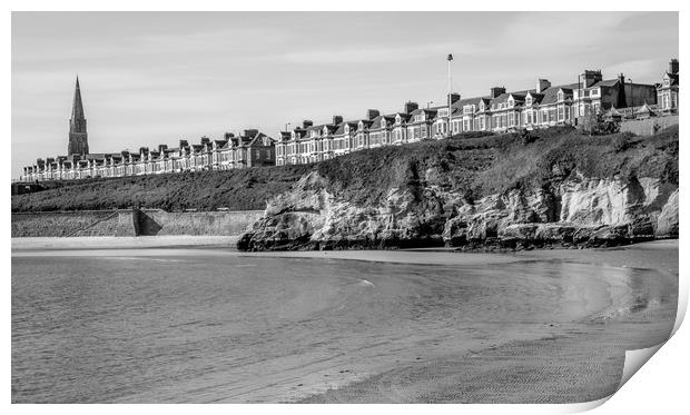 Cullercoats in Mono........... Print by Naylor's Photography