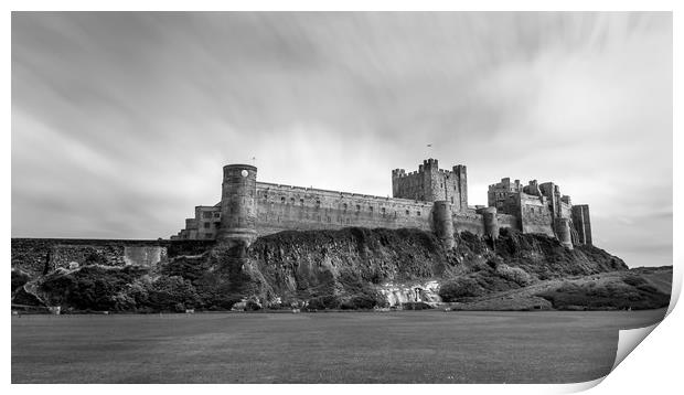 Amazing Bamburgh Castle........... Print by Naylor's Photography