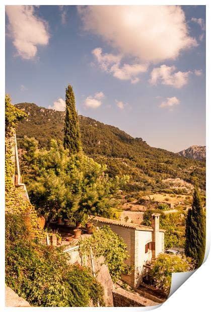 Monastery at Valldemossa View..... Print by Naylor's Photography