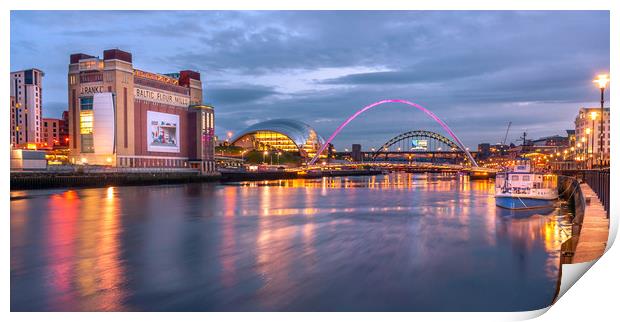 Night on the Toon Print by Naylor's Photography