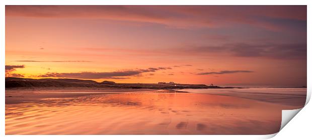 Red Sky at Night - What a delight Print by Naylor's Photography