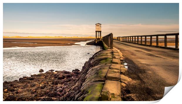 Refuge of Lindisfarne Causeway Print by Naylor's Photography