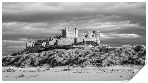 Strikingly Beautiful Bamburgh Castle Print by Naylor's Photography
