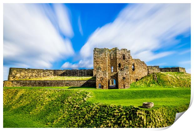 Tynemouth Castle Majestic Ruins Print by Naylor's Photography