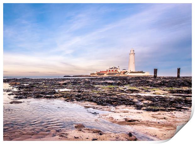 Cool and beautiful St Mary Print by Naylor's Photography