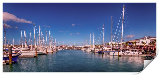 Marina by relaxing day............. Print by Naylor's Photography