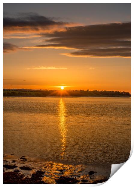 Photos of Northumberland - Budle Bay Print by Naylor's Photography