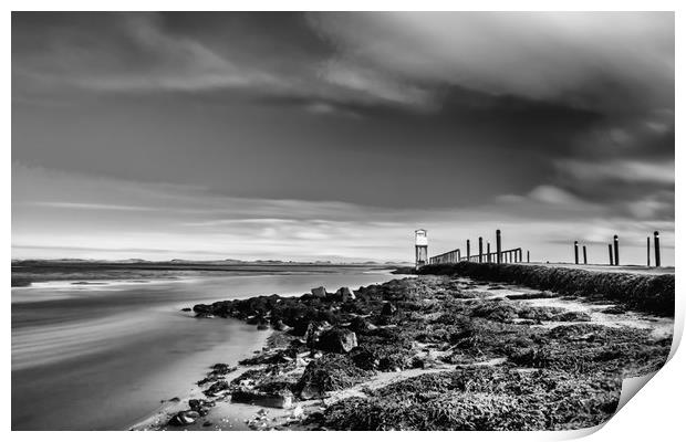 Lindisfarne Causeway Print by Naylor's Photography