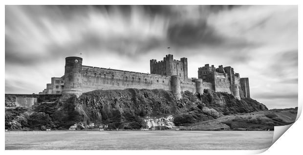 The amazing Bamburgh Castle Print by Naylor's Photography