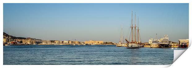 The port of Ibiza Print by Naylor's Photography