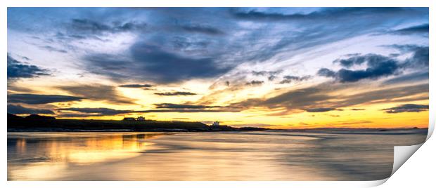 The colours of Bamburgh beach Print by Naylor's Photography