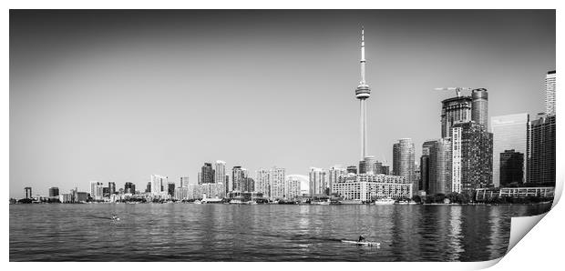 A panoramic view of the lakeside city of Toronto Print by Naylor's Photography