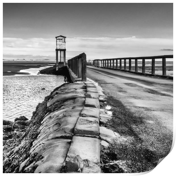 The Island Causeway Print by Naylor's Photography