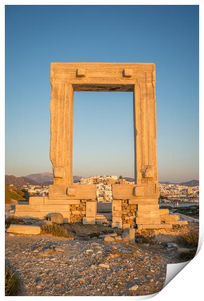 Powerful Temple of Apollo Print by Naylor's Photography