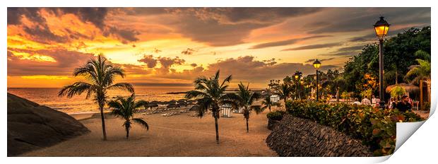 Paradise Beach  Print by Naylor's Photography