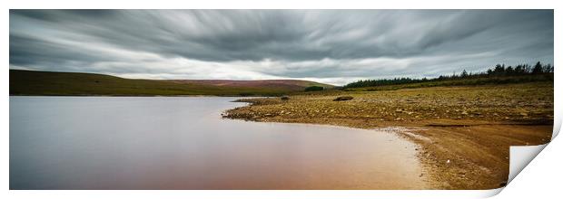FA0001P - Gorple Lower Reservoir - Panorama Print by Robin Cunningham
