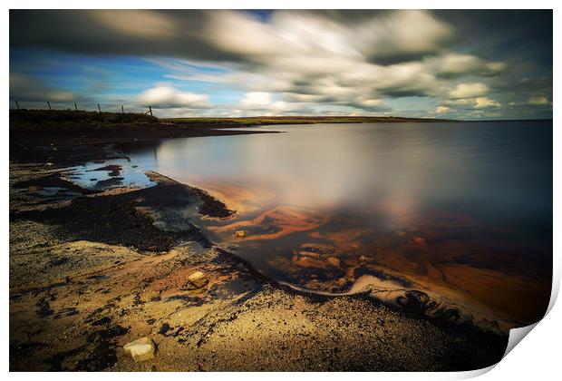 BE0021S - Whiteholme Reservoir - Standard Print by Robin Cunningham