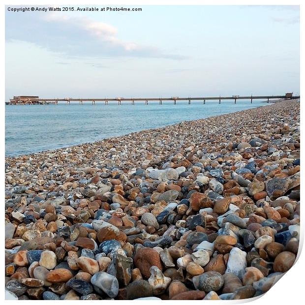  Deal Pier, Kent Print by Andy Watts