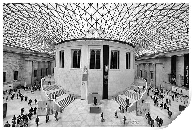  The British Museum London Classic View Print by Ann McGrath