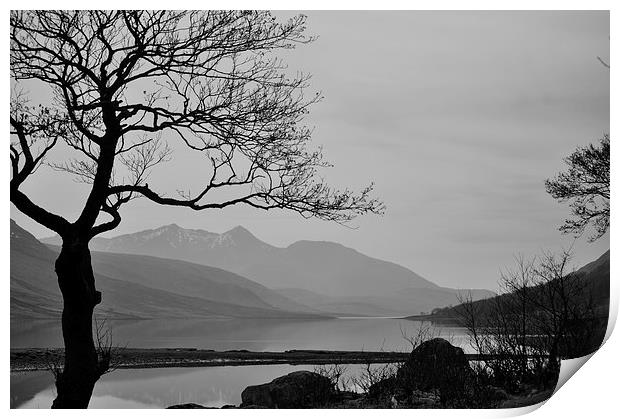  Loch Etive, Glencoe, Highlands, Scotland Print by Ann McGrath