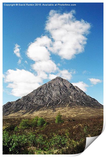 Buachaille Etive Mor in the Scottish Highlands Print by Photogold Prints