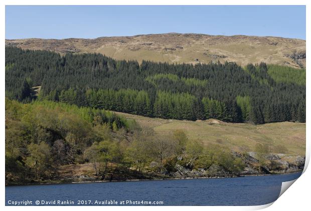 Loch Lubhair , the Highlands , Scotland Print by Photogold Prints