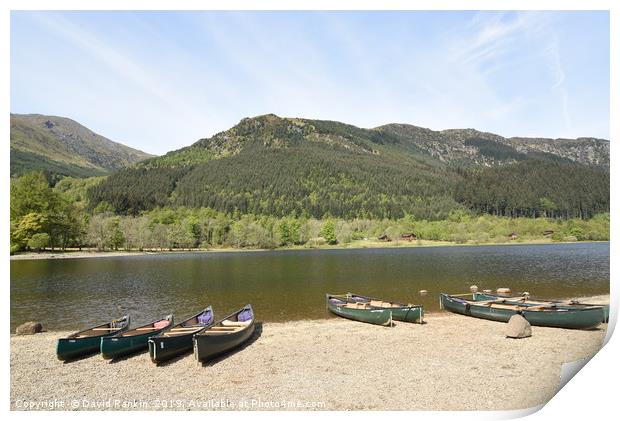 Loch Lubnaig, near Callendar in the Highlands of S Print by Photogold Prints
