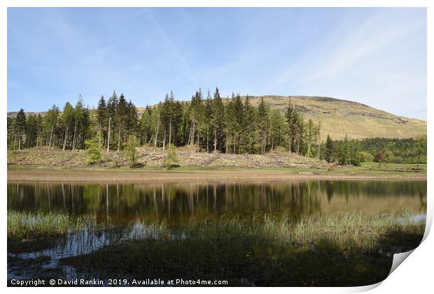 Loch Lubnaig in the Highlands of Scotland Print by Photogold Prints