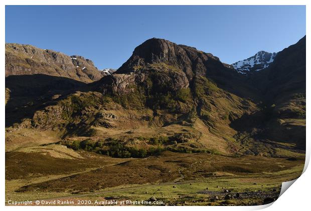 Glencoe , Glen , Coe, the Highlands, Scotland , Print by Photogold Prints