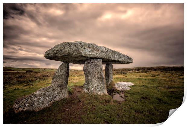  Lanyon Quoit Print by John Baker