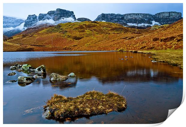 Trotternish Ridge at Dawn, Isle of Skye Print by David Ross