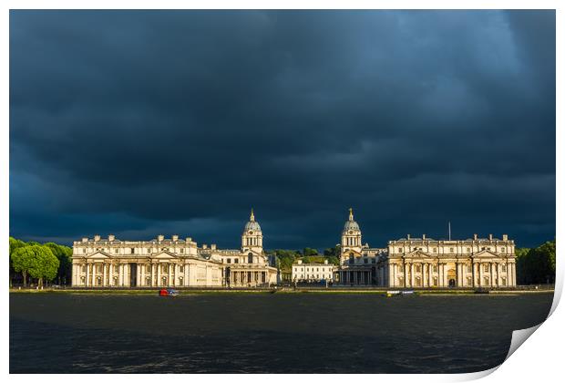 Old Royal Naval College, London Print by David Ross