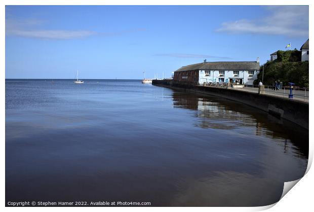Serenity at Paignton Harbour Print by Stephen Hamer