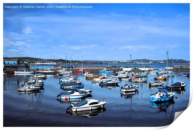 Majestic Paignton Harbour Print by Stephen Hamer