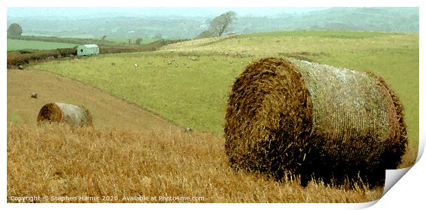 The Golden Harvest Print by Stephen Hamer